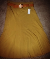 X-SEL Yellow Bubble Skirt